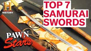 Pawn Stars TOP 7 SAMURAI SWORDS  History