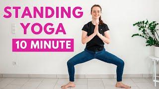 10 MIN STANDING YOGA STRETCH  Yoga Without Mat  Yoga with Uliana