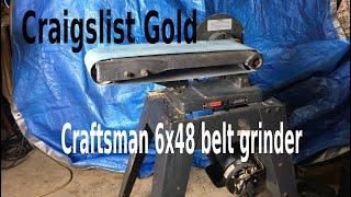 Craigslist find Craftsman 6x48 belt sander.