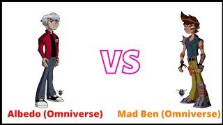 Comparison of Aliens Between Albedo VS Mad Ben