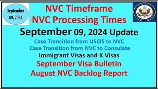 NVC Processing Times As of September 09 2024  September Visa Bulletin  August NVC Backlog Report