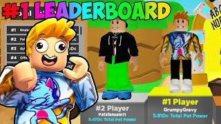 SPENDING $999999 TO GET #1 ON THE LEADERBOARD IN CLICKER SIMULATOR