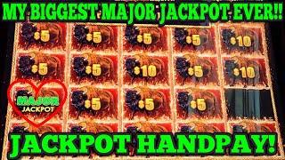 MY BIGGEST HIGH LIMIT MAJOR JACKPOT HANDPAY on BUFFALO LINK SLOT Las Vegas Slots #casino #slots