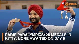 Paris Paralympics 25 medals in kitty more awaited on day 9  Sports Buzz  DD India