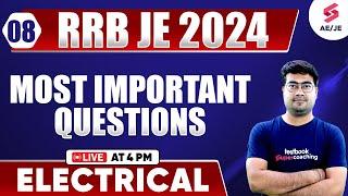 RRB JE 2024 Previous year paper solved  Electrical by Mohit Sir For RRB JE 2024