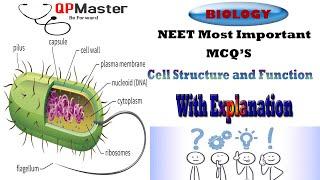 Cell Structure and Function 2021 NEET MCQs  Biology Chapter Wise Questions