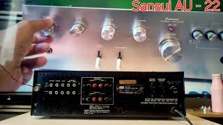 Ampli cổ nhôm màu đẹp Sansui AU-22 AU-2200 0798775998 #amplifier #stereo #hifi