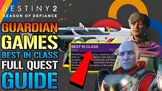 Destiny 2 Best In Class FULL Quest Guide How To Get The Taraxippos Scout Rifle Guardian Games