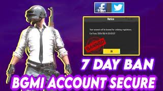 How to ban Bgmi id for 7 days Direct bgmi 7 day ban trick  how to get 7 days ban in bgmi 3.1