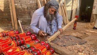 Red Wood Turning SkillsWooden Furniture Mass Production Factorywooden cot Leg with colour