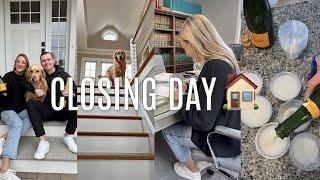 MOVING VLOG PART 2 we closed on our first home  first look + more