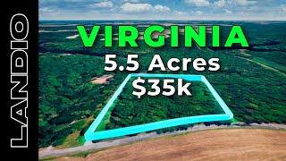 5.5 Acres of Land for Sale in Virginia • LANDIO