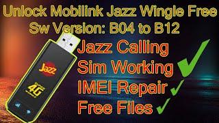 How to Unlock Jazz Wingle For All Networks including Jazz Calling Sim  Free Files