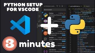 How to setup Python for VSCode in 3 mins only I Install Python and Setup VSCode for Windows 10