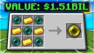 I Used Custom Recipes To Become A Billionaire In Minecraft Skyblock  PvPWars