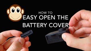 How to easy open the battery cover of SJCAM SJ4000 Deutsch gesprochenEnglish subtitles