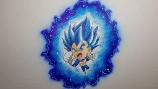 Drawing Vegeta SSBE Chibi