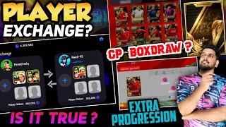 Player Exchange Feature In EFOOTBALLActual Truth? GP BOXDRAW Coming? Extra Progression Features