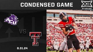 Abilene Christian vs. Texas Tech Condensed Game  2024 Big 12 Football