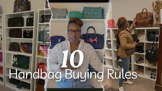 10 Rules for Buying Luxury and Contemporary Handbags...Chatty Video Bags #bag #bagcollection