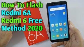 How To Flash Xiaomi Redmi 6ARedmi 6  Without Authorized  Mi Account  Free Method 2020