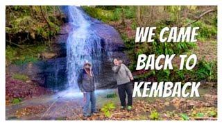 We went to a waterfall in Fife  Kemback Falls  January 2023