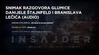 Razgovor Danijele Štajnfeld i Branislava Lečića AUDIO