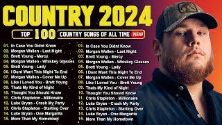 Country Music Playlist 2024  Luke Combs Morgan Wallen Chris Stapleton Kane Brown Jason Aldean