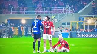 TONALI VS DUMFRIES Inter vs Milan