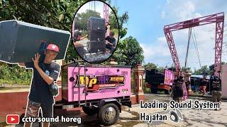 Melihat Kesibukan Crew Sound System Saat Loading Sound Hajatan • MP PRO AUDIO •