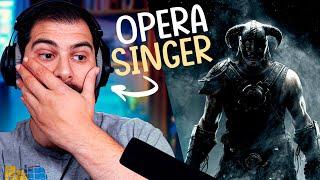 Opera Singer Reacts Sovngarde  Skyrim OST