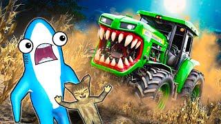 MONSTRUL TRACTOR SCP IL MANANCA PE DOMNUL MOTAN SI DRACULASS LA 3 DIMINEATA FUGI DE SCP TRACTOR