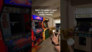 Arcade machines in your living room in VR is pretty cool #arcade #vr #ageofjoy