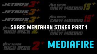 SHARE MENTAHAN STIKER KACA DAN BODY BUSSID JERNIH  PART 1