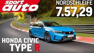 Honda Civic Type R FL5  Nordschleife HOT LAP 7.5729 min  sport auto Supertest