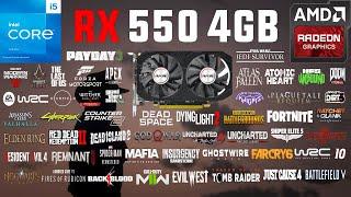 RX 550 4GB Test in 60 Games in 2023