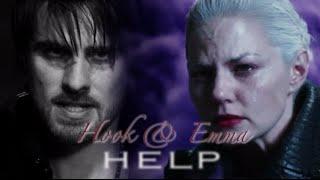 Hook & Emma  Help I can feel the darkness coming...