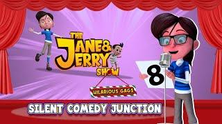 Silent Comedy Junction - 8  Jane And Jerry Show  Hilarious Gags  Comedy   Powerkids World