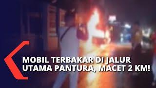 Mobil Terbakar di Jalur Utama Pantura Buat Para Pengemudi Panik & Macet hingga 2 Kilometer