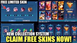 GET 3 FREE SKINS FROM NEW COLLECTION SYSTEM  MOBILE LEGENDS