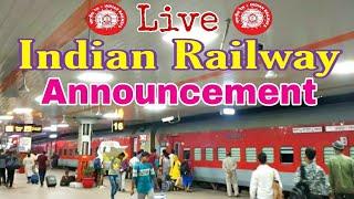 Live  Popular Indian Railway Latest & Clear Train Announcement at New Delhi 2020  Part 5