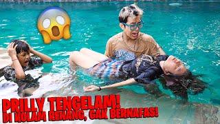 TEGANG PRILLY TIBA-TIBA TENGGELAM DI KOLAM RENANG DIKIRA DANGKAL DIA SEMPET GA BERNAFAS