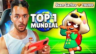 JUEGO CON EL TOP 1 DE BRAWL STARS - TheGrefg