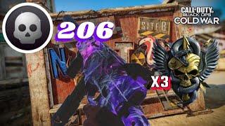 206 KILLS + TRIPLE NUKE w BEST GUN on NUKETOWN  Call of Duty Black Ops Cold War No Commentary