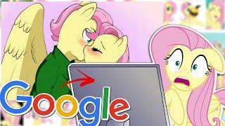 Fluttershy GOOGLES HERSELF 