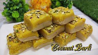 Easy Coconut BURFI RecipeTasty Food Kitchen