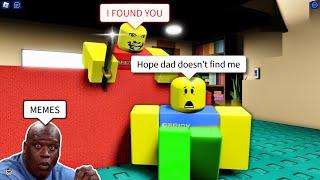 ROBLOX Weird Strict Dad FUNNY MOMENTS ADMIN TROLL