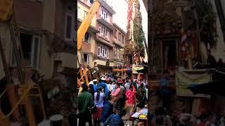 Rato Machhindranath chariot repairing in progress #ratomachindranath #jatra #festival #celebration