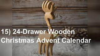 15 wooden Christmas decorations for a natural look