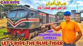 Cab Ride of AGE30 with 9Up Allama Iqbal Express  Karachi to Hyderabad Train Travel